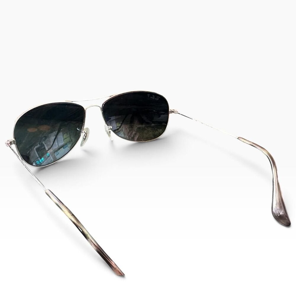 Ray-Ban Aviator Sunglasses Men's Silver Brown Prescription Top Gun style - Picture 5 of 8